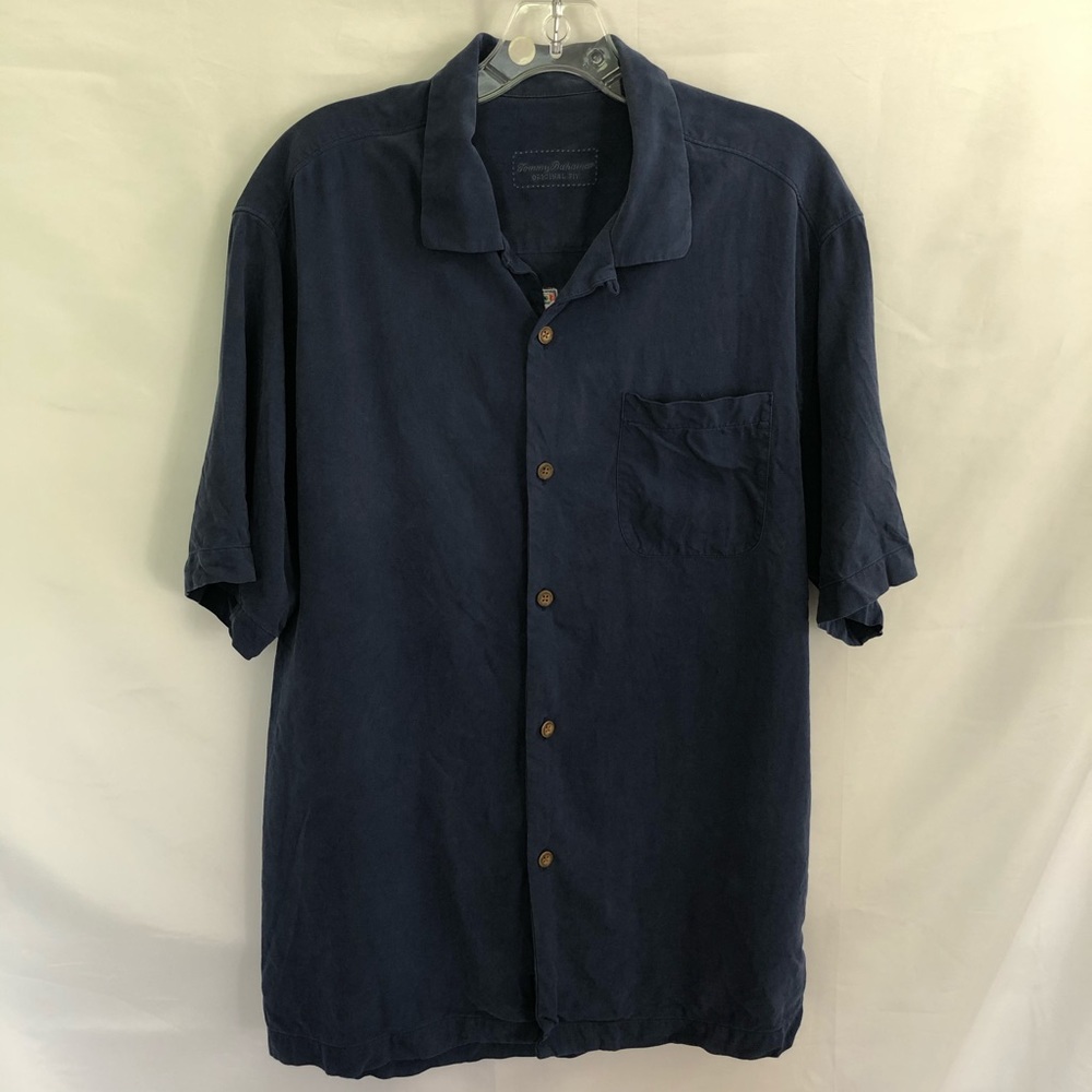 Tommy Bahama Embroidered Skateboards Shirt Silk M - Picture 3 of 5